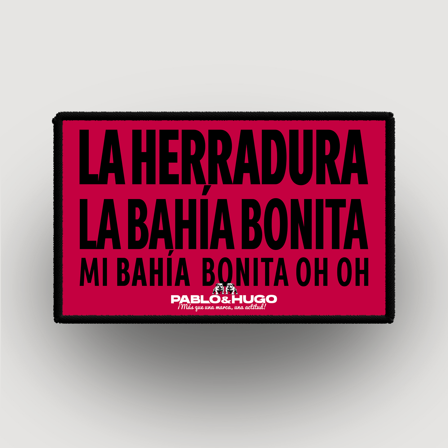 Parche Intercambiable | La Herradura | La Bahía Bonita | Pablo y Hugo