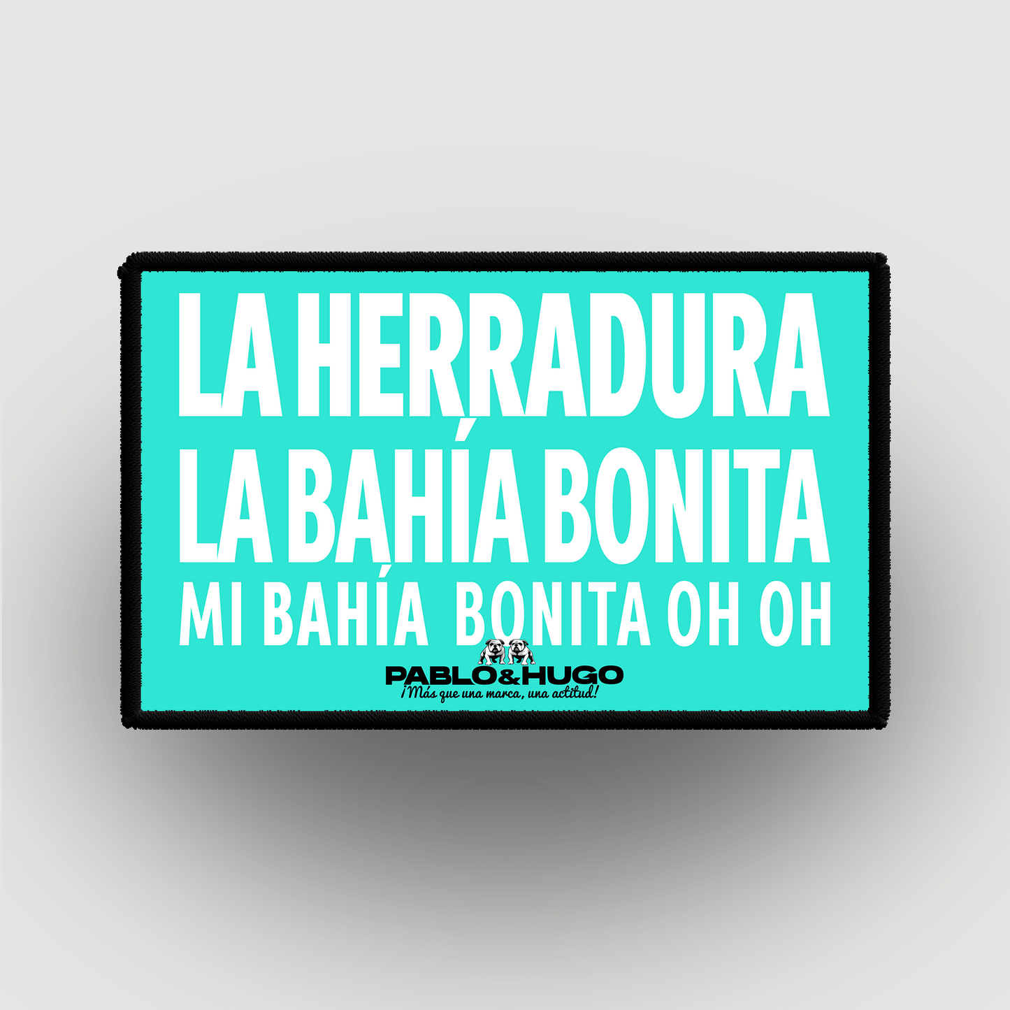 Parche Intercambiable | La Herradura | La Bahía Bonita | Pablo y Hugo