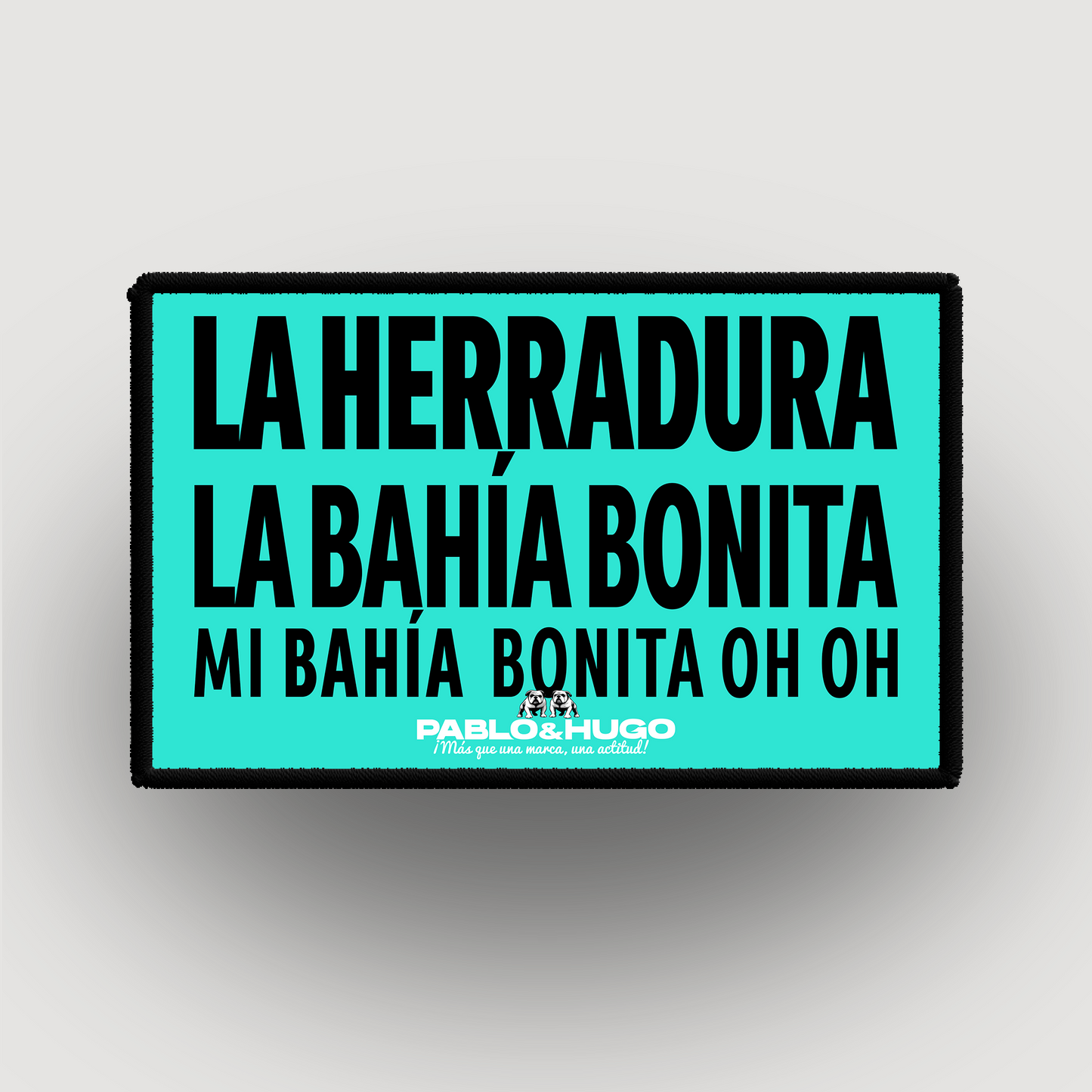 Parche Intercambiable | La Herradura | La Bahía Bonita | Pablo y Hugo