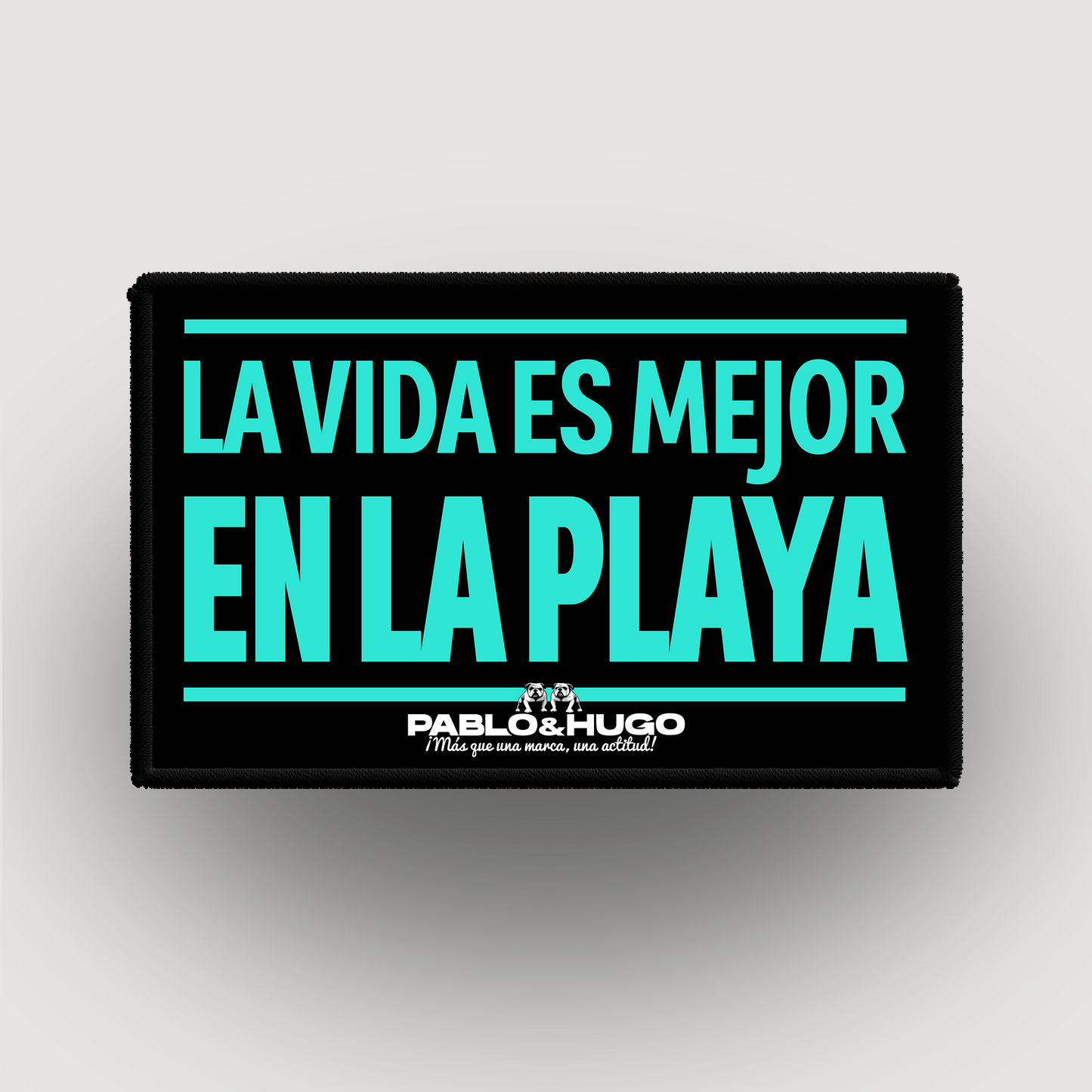 Patch Interchangeable | La Vida Es Mejor En La Playa | Pablo & Hugo