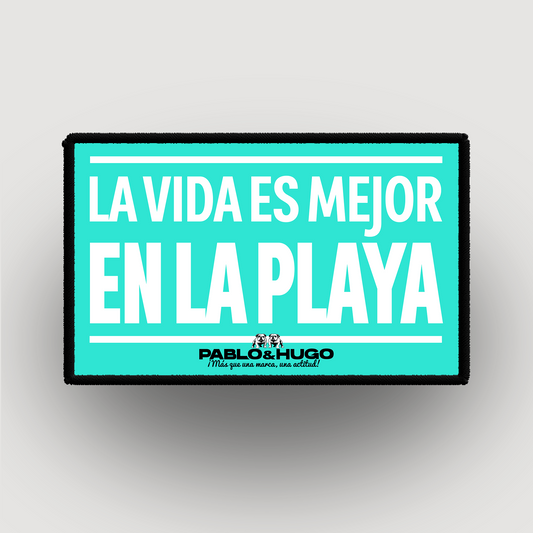 Interchangeable Patch | Life Is Better At The Beach | Pablo & Hugo