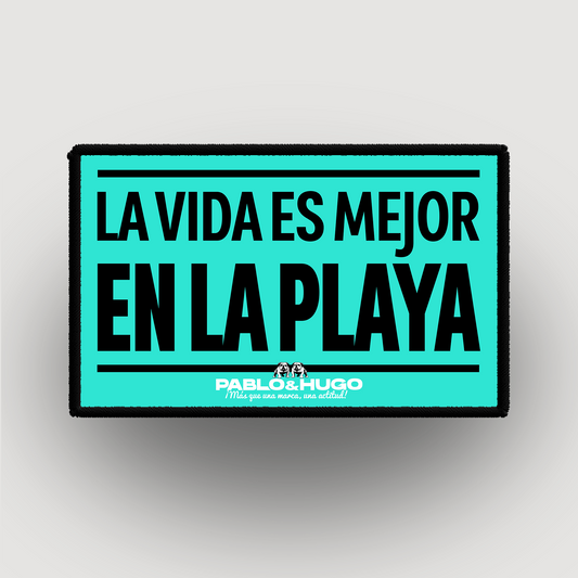 Interchangeable Patch | Life Is Better At The Beach | Pablo & Hugo