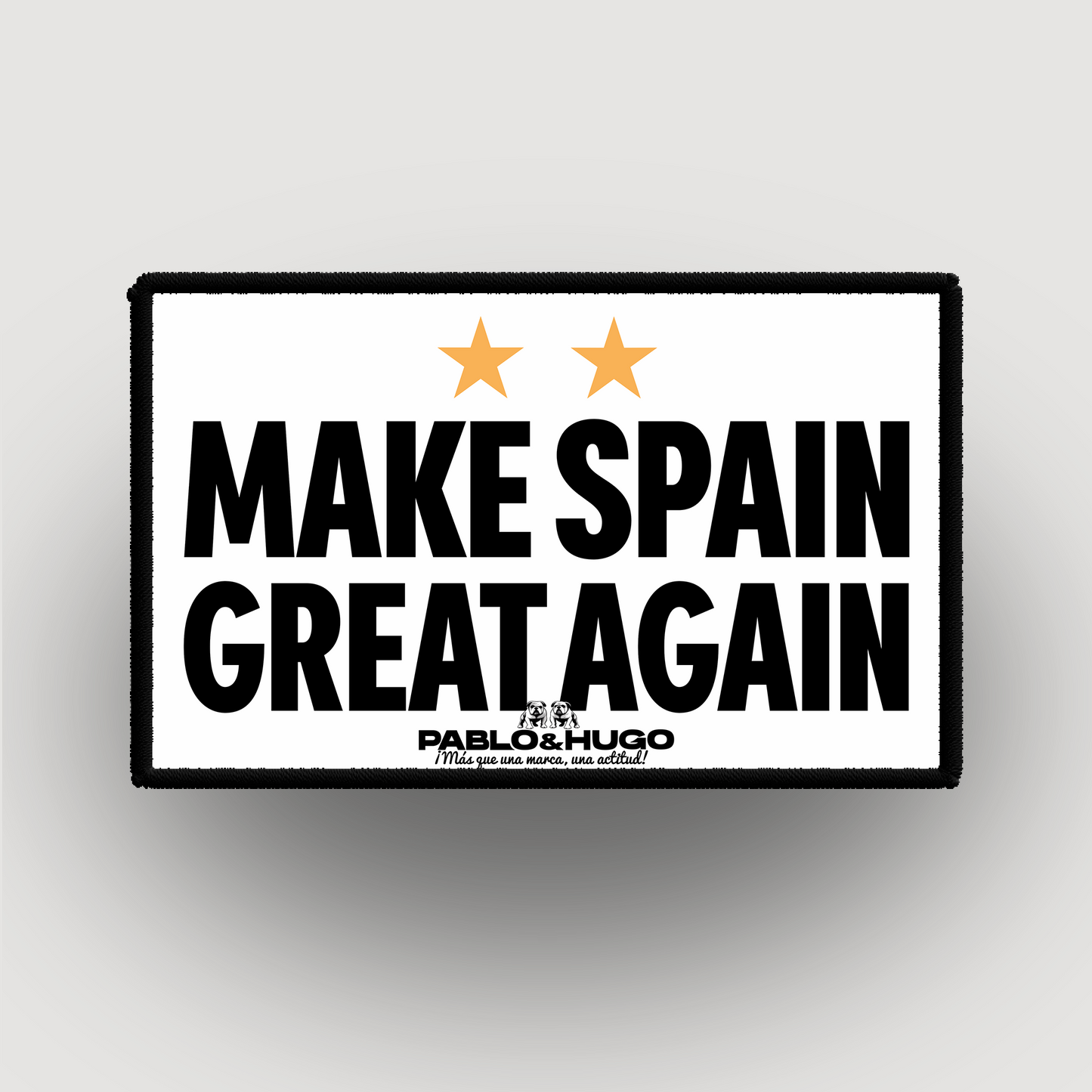 Parche intercambiable | Haz España grande de nuevo | Pablo y Hugo