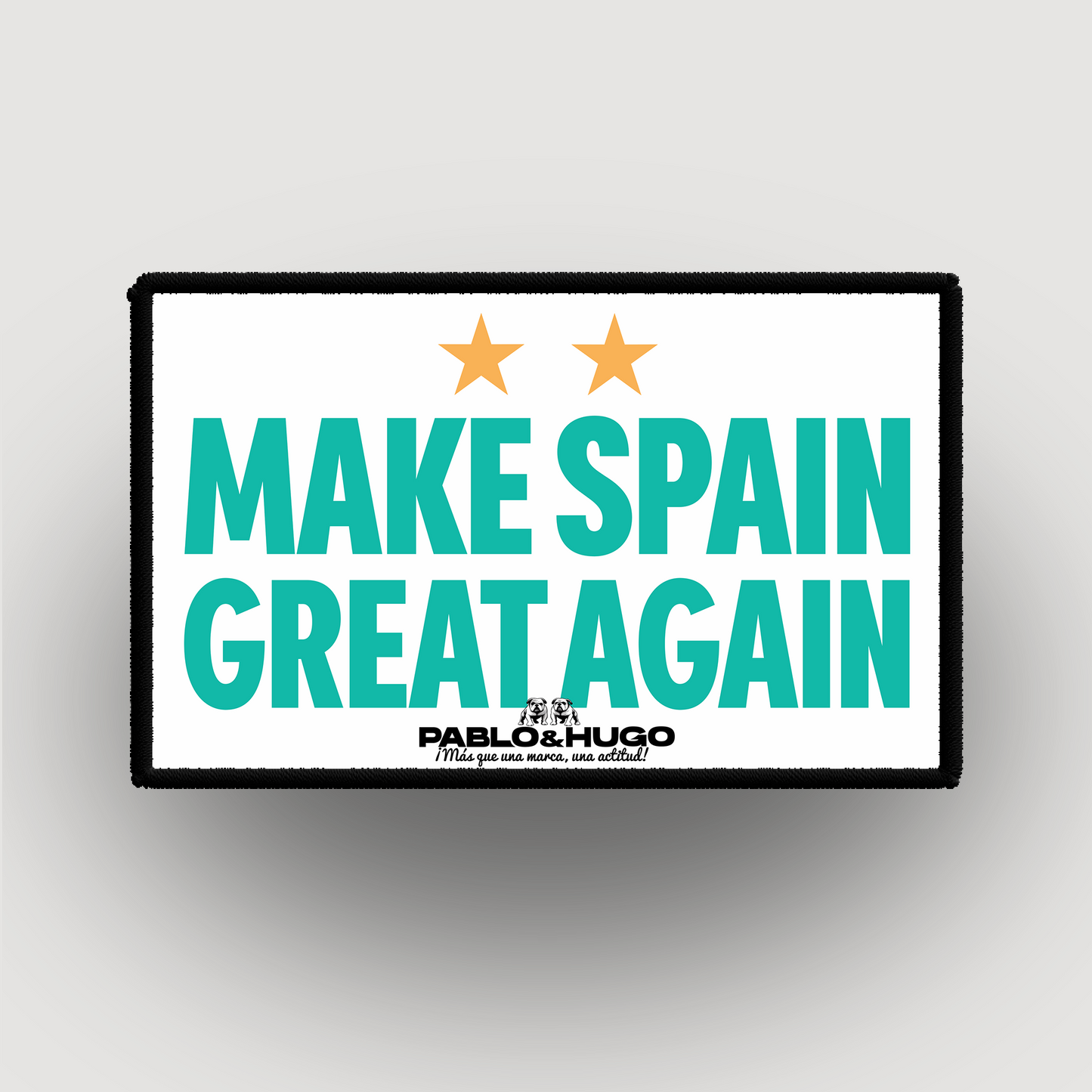 Parche intercambiable | Haz España grande de nuevo | Pablo y Hugo
