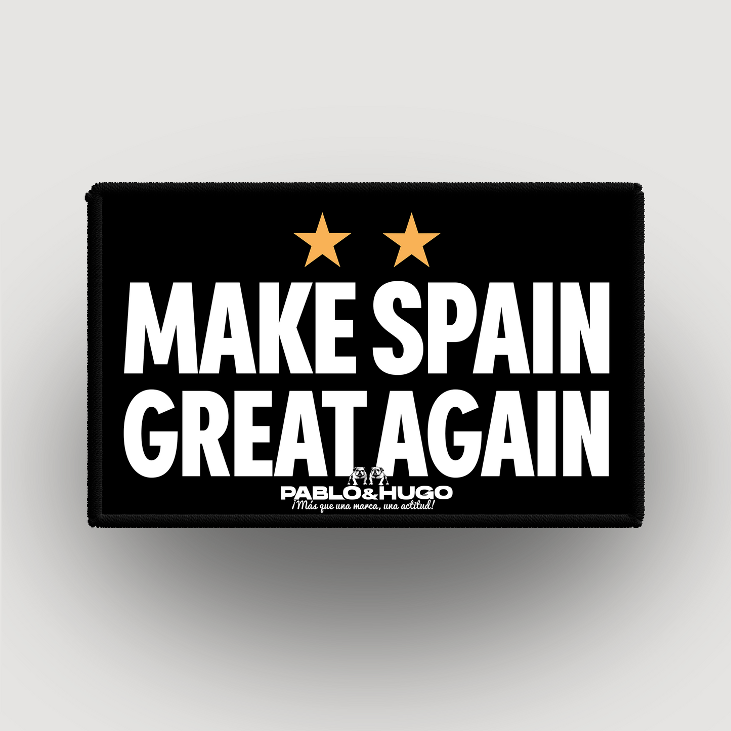 Parche intercambiable | Haz España grande de nuevo | Pablo y Hugo