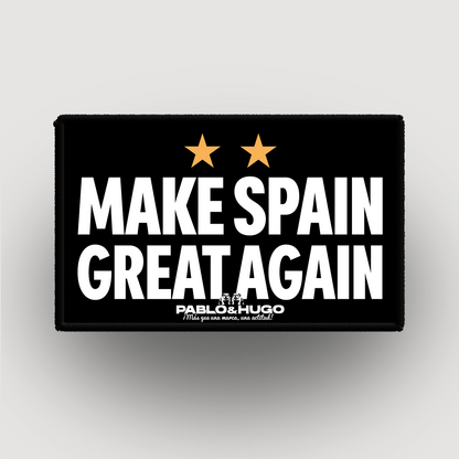 Parche intercambiable | Haz España grande de nuevo | Pablo y Hugo