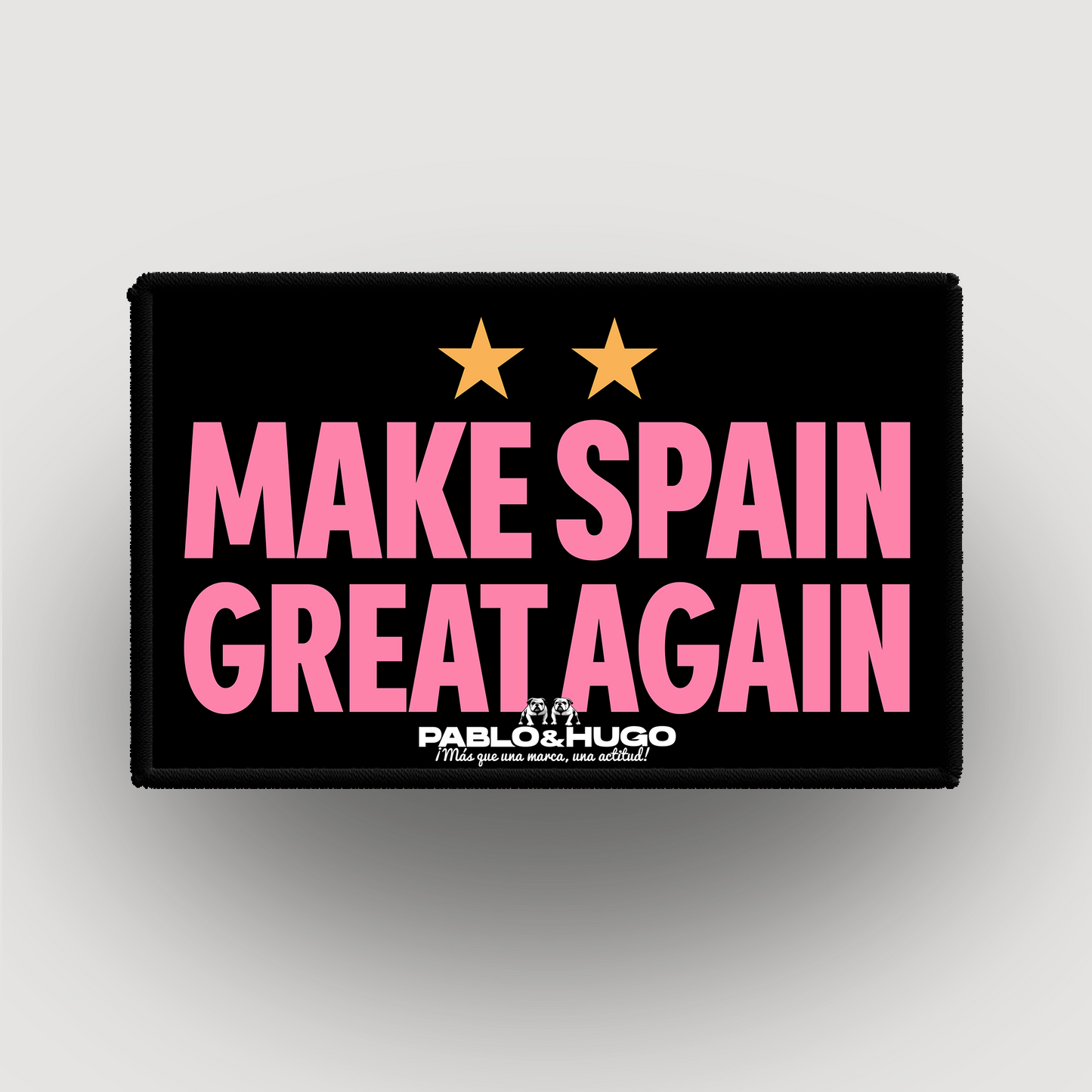 Parche intercambiable | Haz España grande de nuevo | Pablo y Hugo
