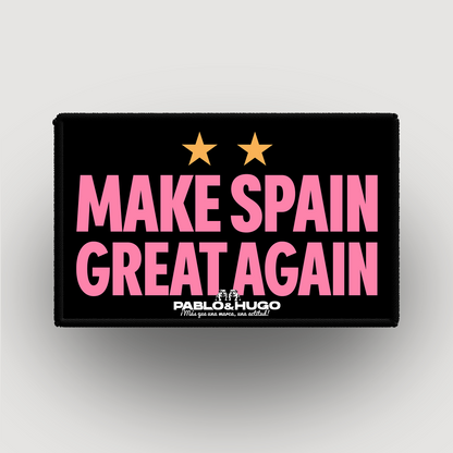 Parche intercambiable | Haz España grande de nuevo | Pablo y Hugo