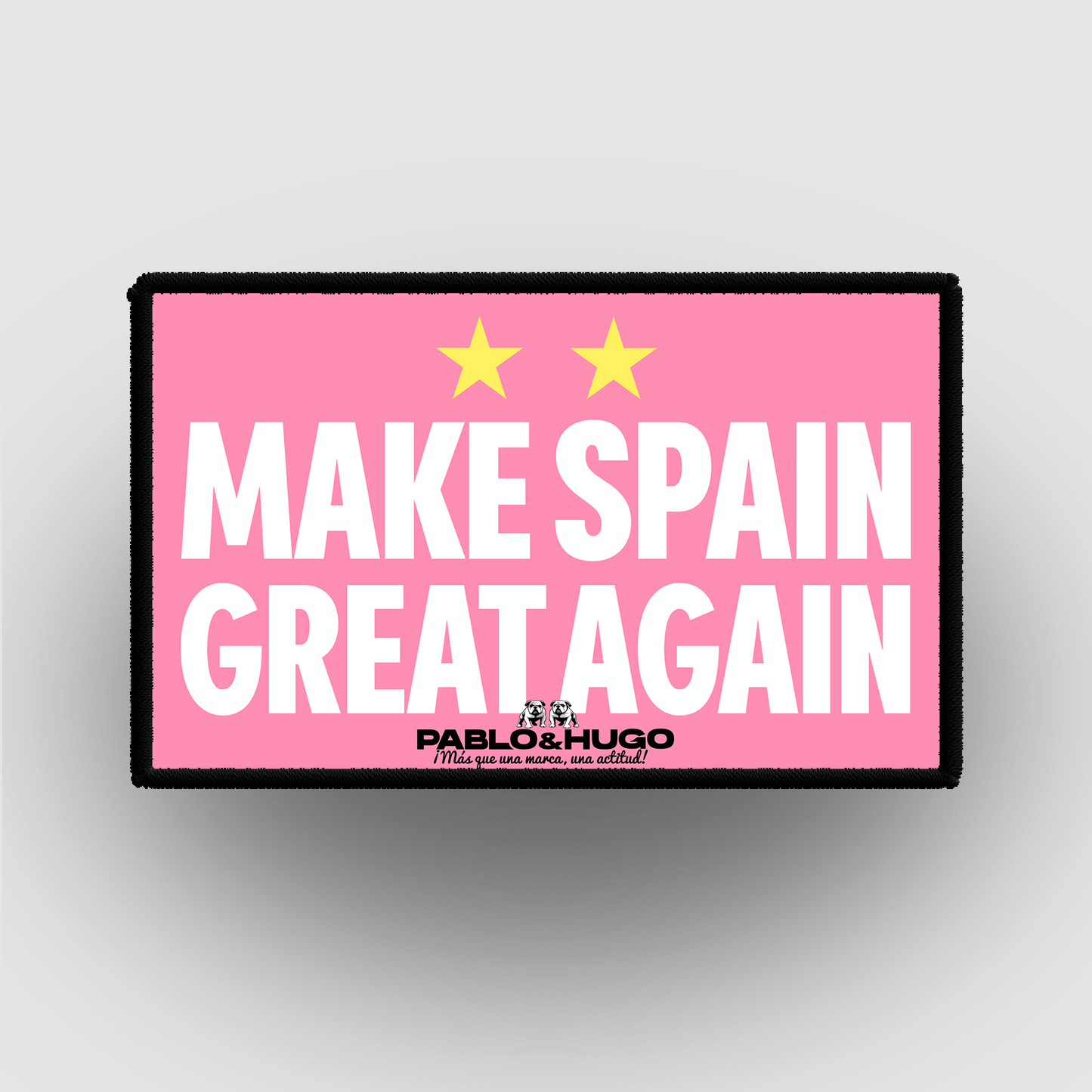 Parche intercambiable | Haz España grande de nuevo | Pablo y Hugo