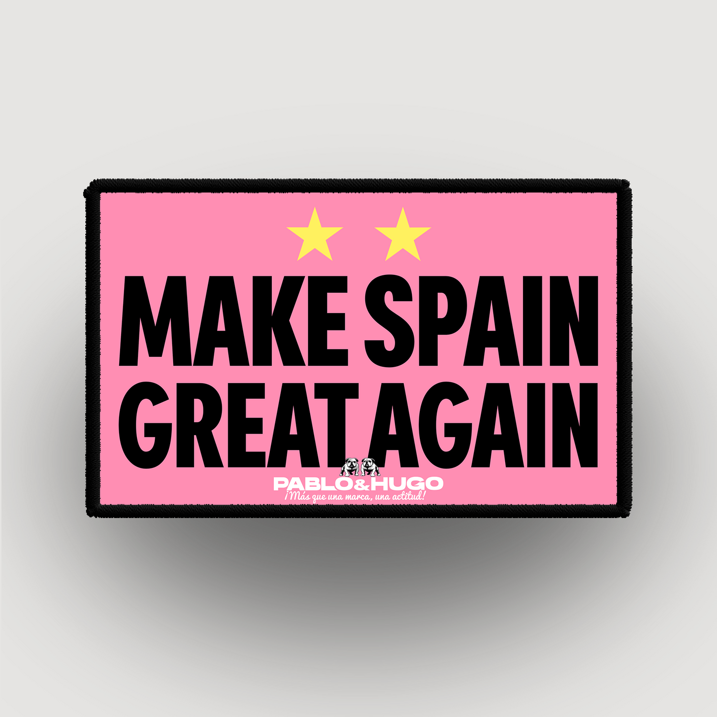 Parche intercambiable | Haz España grande de nuevo | Pablo y Hugo