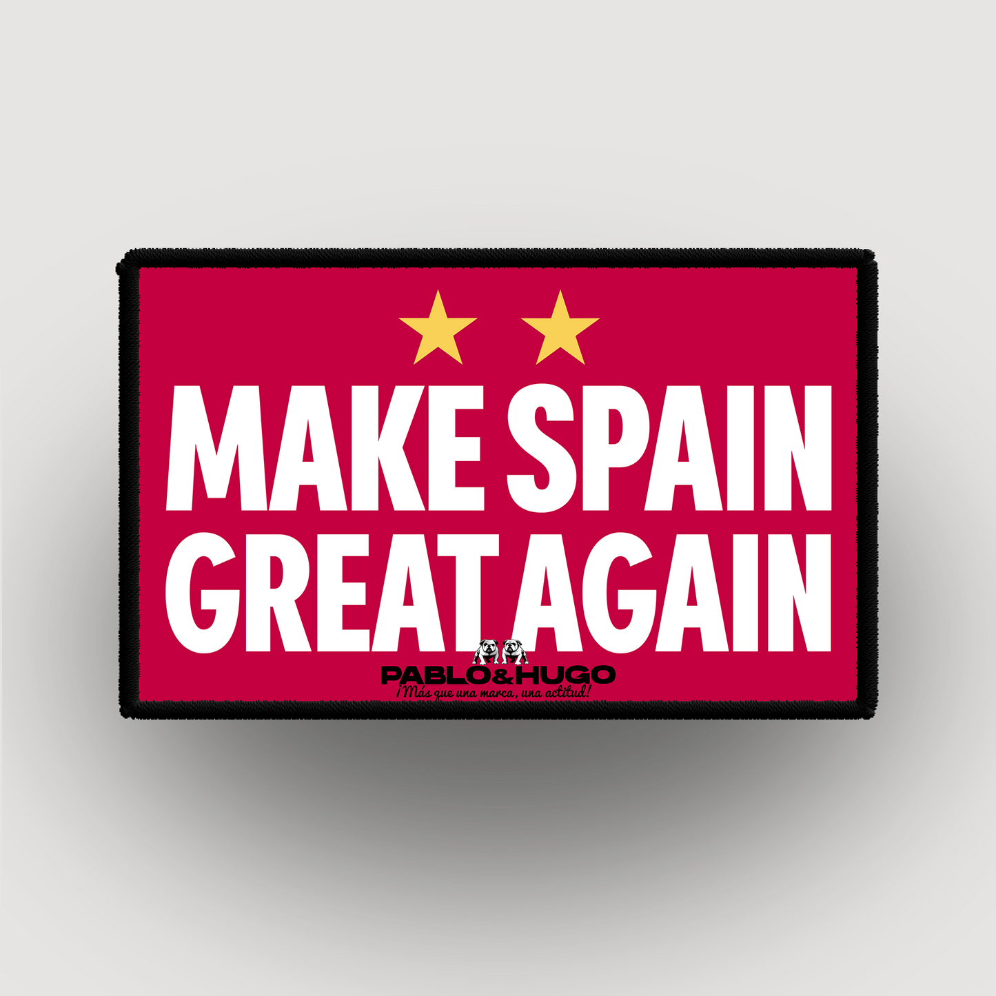 Parche intercambiable | Haz España grande de nuevo | Pablo y Hugo