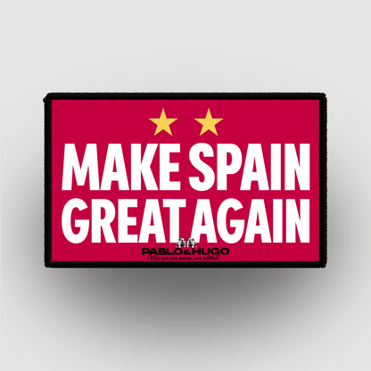 Parche intercambiable | Haz España grande de nuevo | Pablo y Hugo