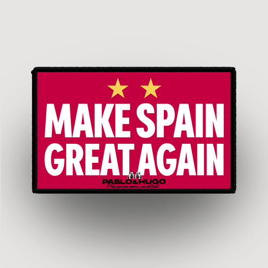 Parche intercambiable | Haz España grande de nuevo | Pablo y Hugo