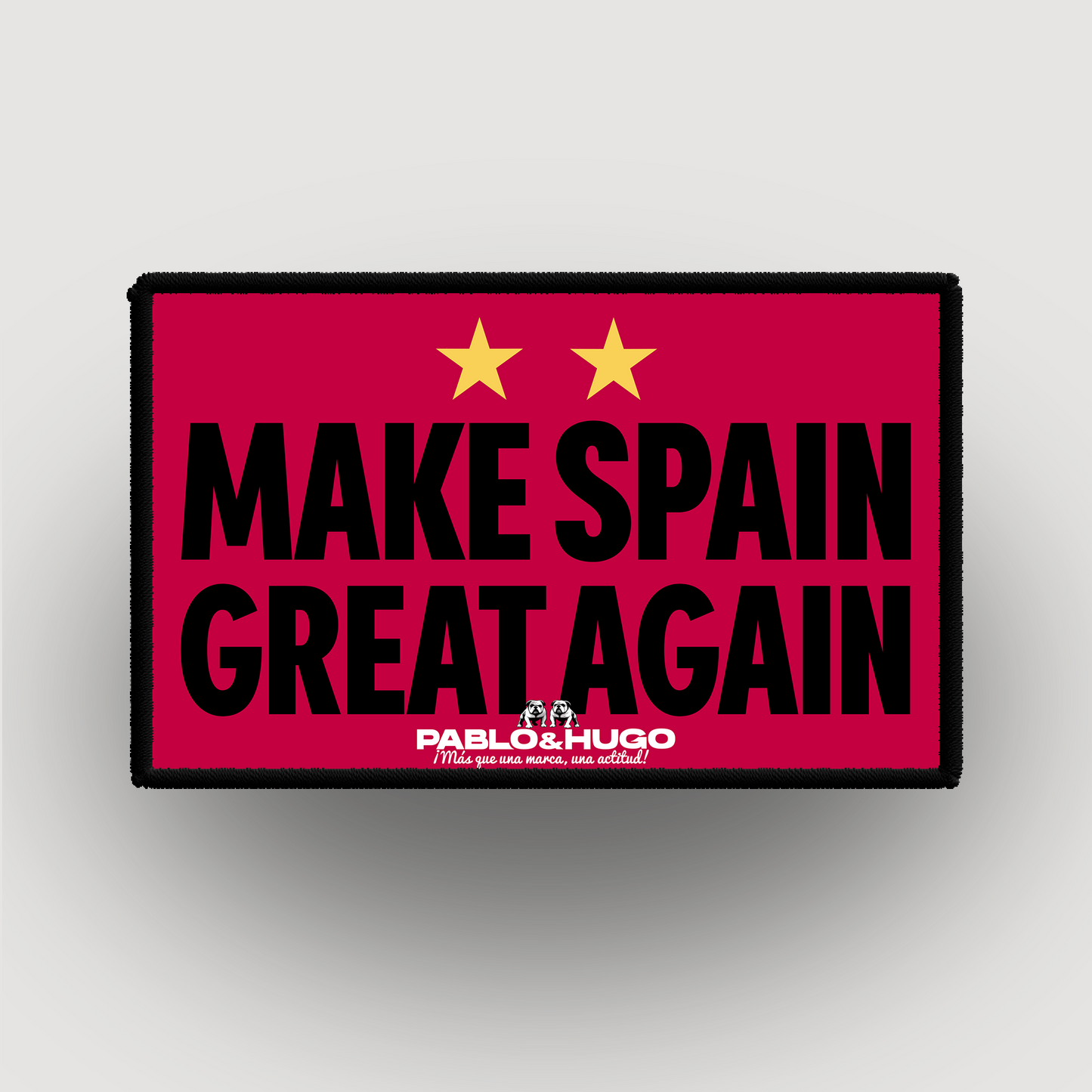 Parche intercambiable | Haz España grande de nuevo | Pablo y Hugo