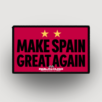 Parche intercambiable | Haz España grande de nuevo | Pablo y Hugo