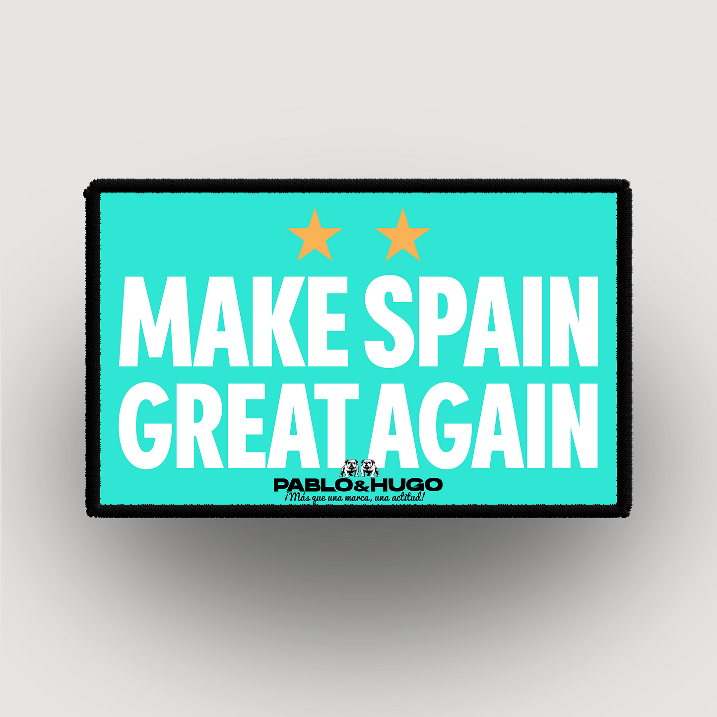 Parche intercambiable | Haz España grande de nuevo | Pablo y Hugo