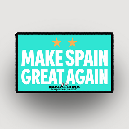 Parche intercambiable | Haz España grande de nuevo | Pablo y Hugo
