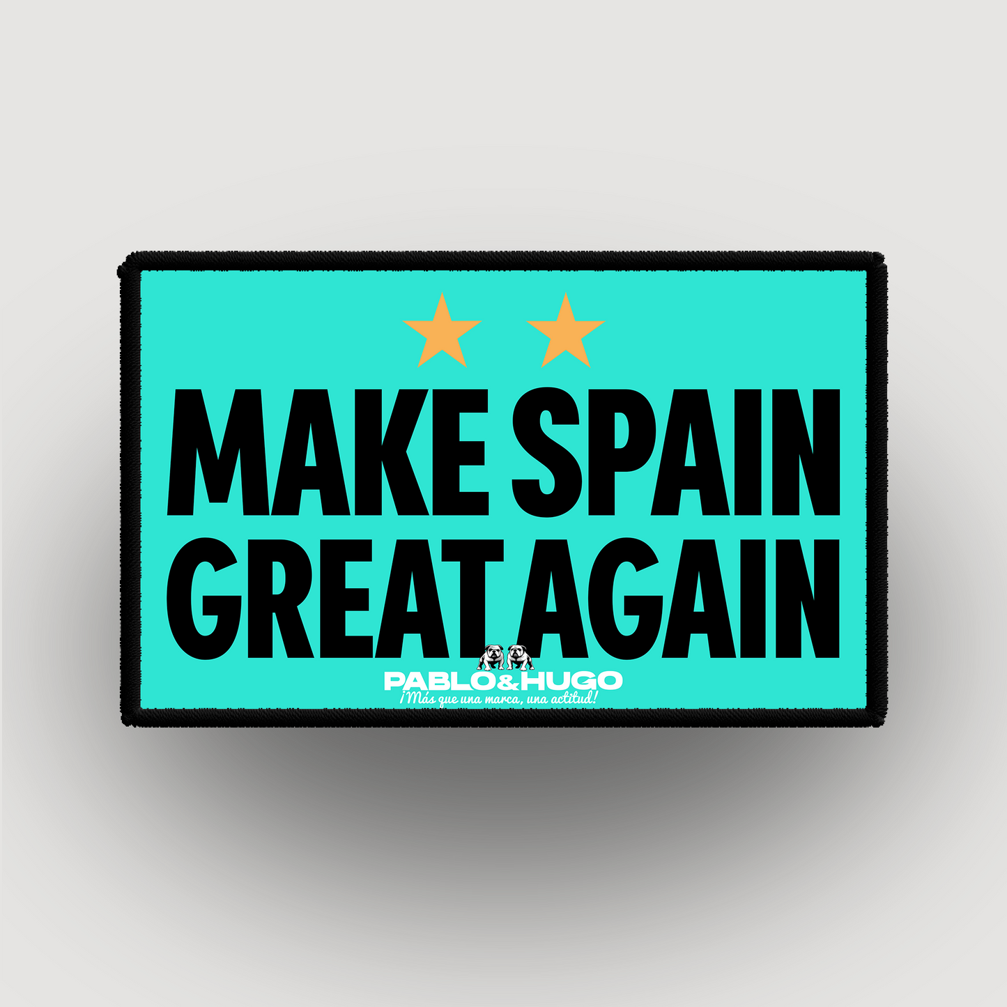 Parche intercambiable | Haz España grande de nuevo | Pablo y Hugo