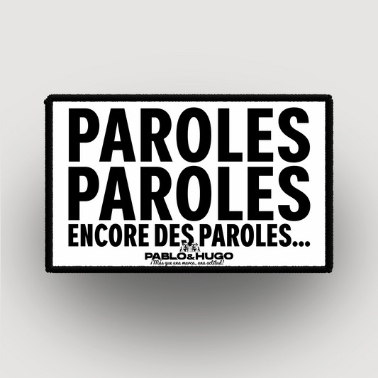 Patch Interchangeable | Paroles... Paroles... | Pablo & Hugo