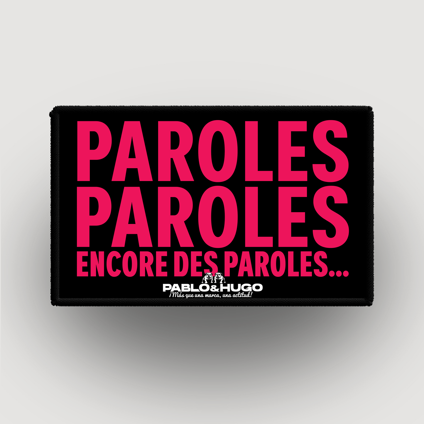 Patch Interchangeable | Paroles... Paroles... | Pablo & Hugo