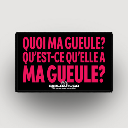 Interchangeable Patch | Quoi Ma Gueule | Pablo & Hugo