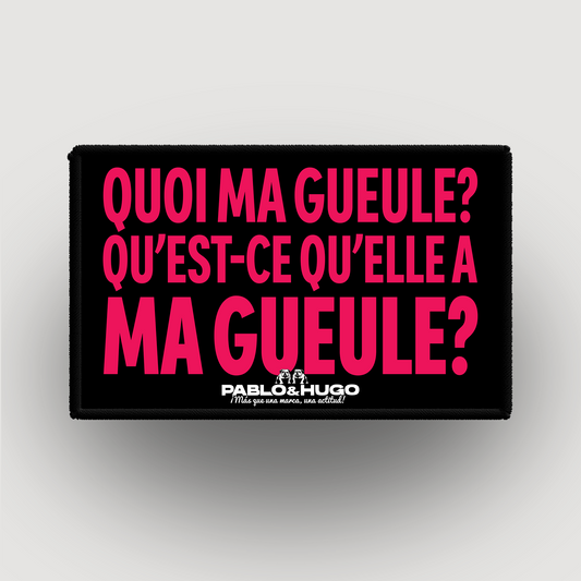 Interchangeable Patch | Quoi Ma Gueule | Pablo & Hugo