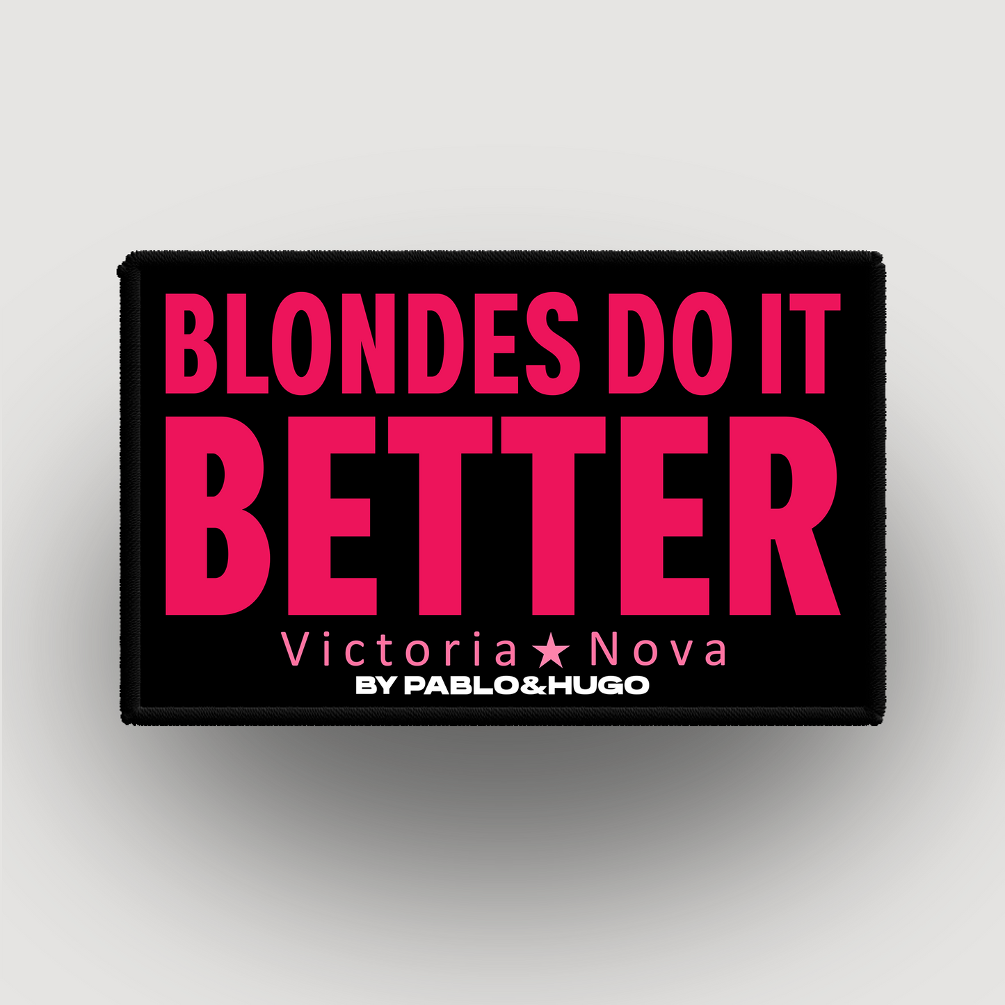 Patch Interchangeable | Victoria Nova | Blondes Do It Better  | Pablo & Hugo