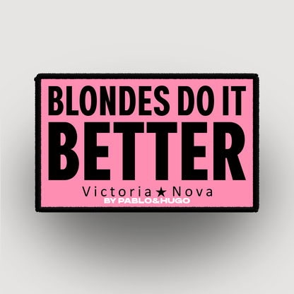 Patch Interchangeable | Victoria Nova | Blondes Do It Better  | Pablo & Hugo