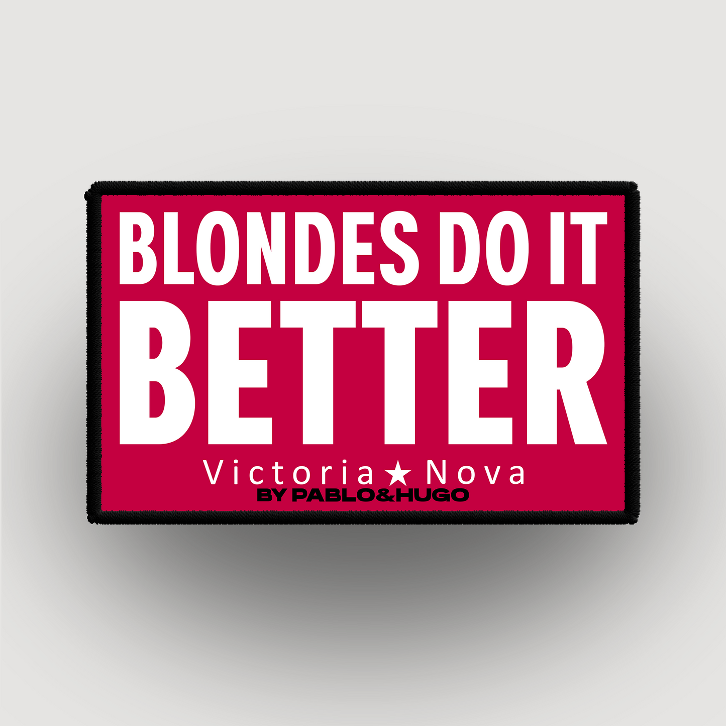 Patch Interchangeable | Victoria Nova | Blondes Do It Better  | Pablo & Hugo
