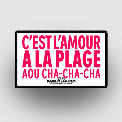 Patch Interchangeable | C'est L'Amour à La Plage | Pablo & Hugo