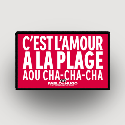 Patch Interchangeable | C'est L'Amour à La Plage | Pablo & Hugo