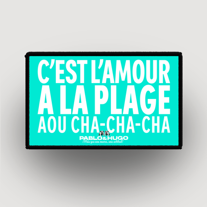 Patch Interchangeable | C'est L'Amour à La Plage | Pablo & Hugo