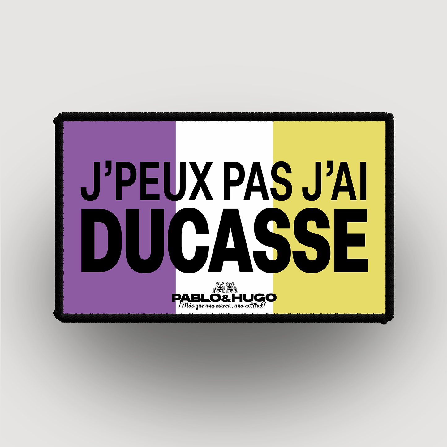 Patch Interchangeable |Ath By Stéphanie | J'peux Pas J'ai Ducasse | Pablo & Hugo