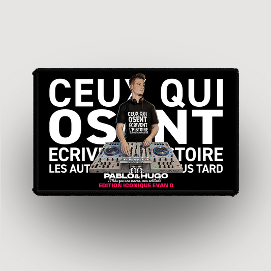 Patch Interchangeable | Evan D. Ceux Qui Osent... V2 | Edition Iconique Evan D. | Pablo & Hugo