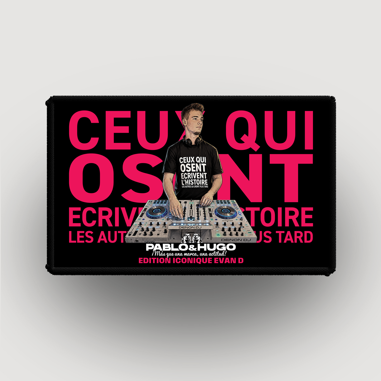 Patch Interchangeable | Evan D. Ceux Qui Osent... V2 | Edition Iconique Evan D. | Pablo & Hugo