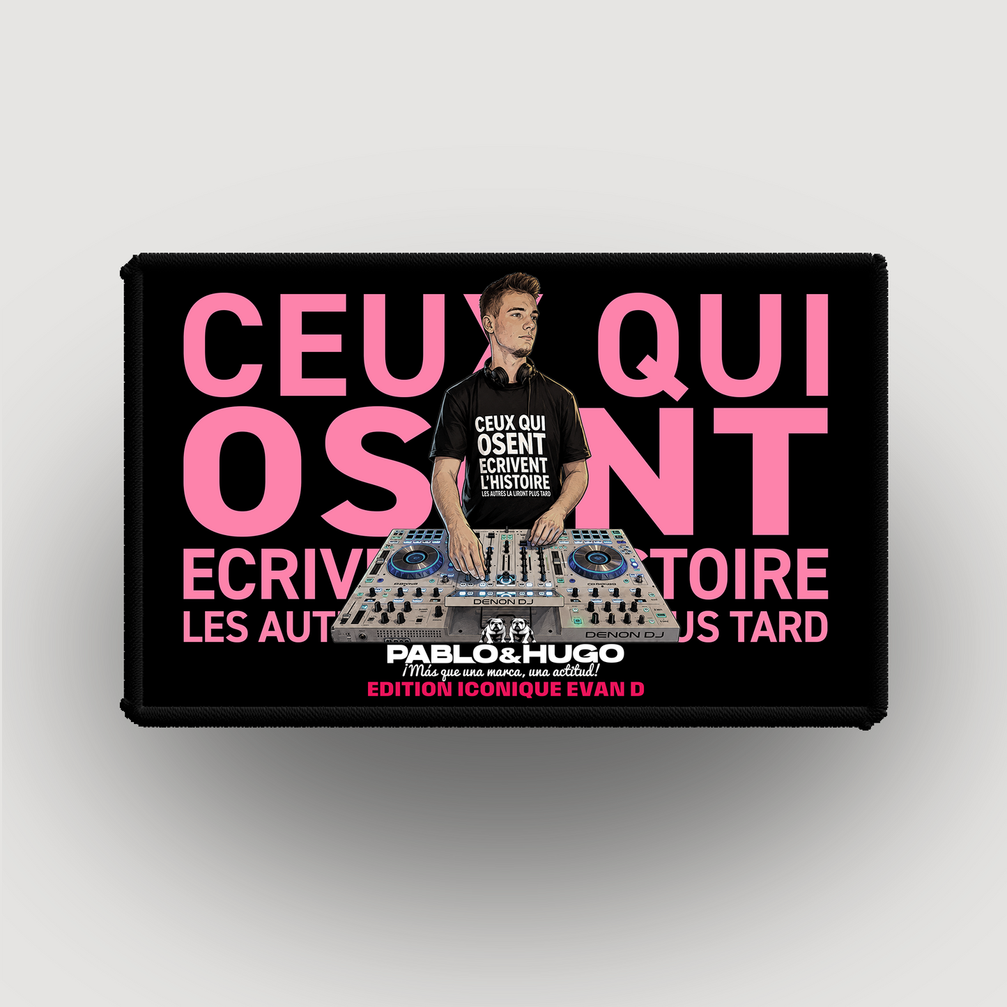 Patch Interchangeable | Evan D. Ceux Qui Osent... V2 | Edition Iconique Evan D. | Pablo & Hugo