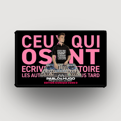 Patch Interchangeable | Evan D. Ceux Qui Osent... V2 | Edition Iconique Evan D. | Pablo & Hugo
