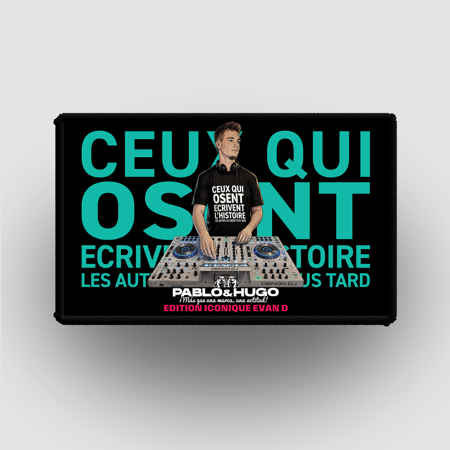 Patch Interchangeable | Evan D. Ceux Qui Osent... V2 | Edition Iconique Evan D. | Pablo & Hugo