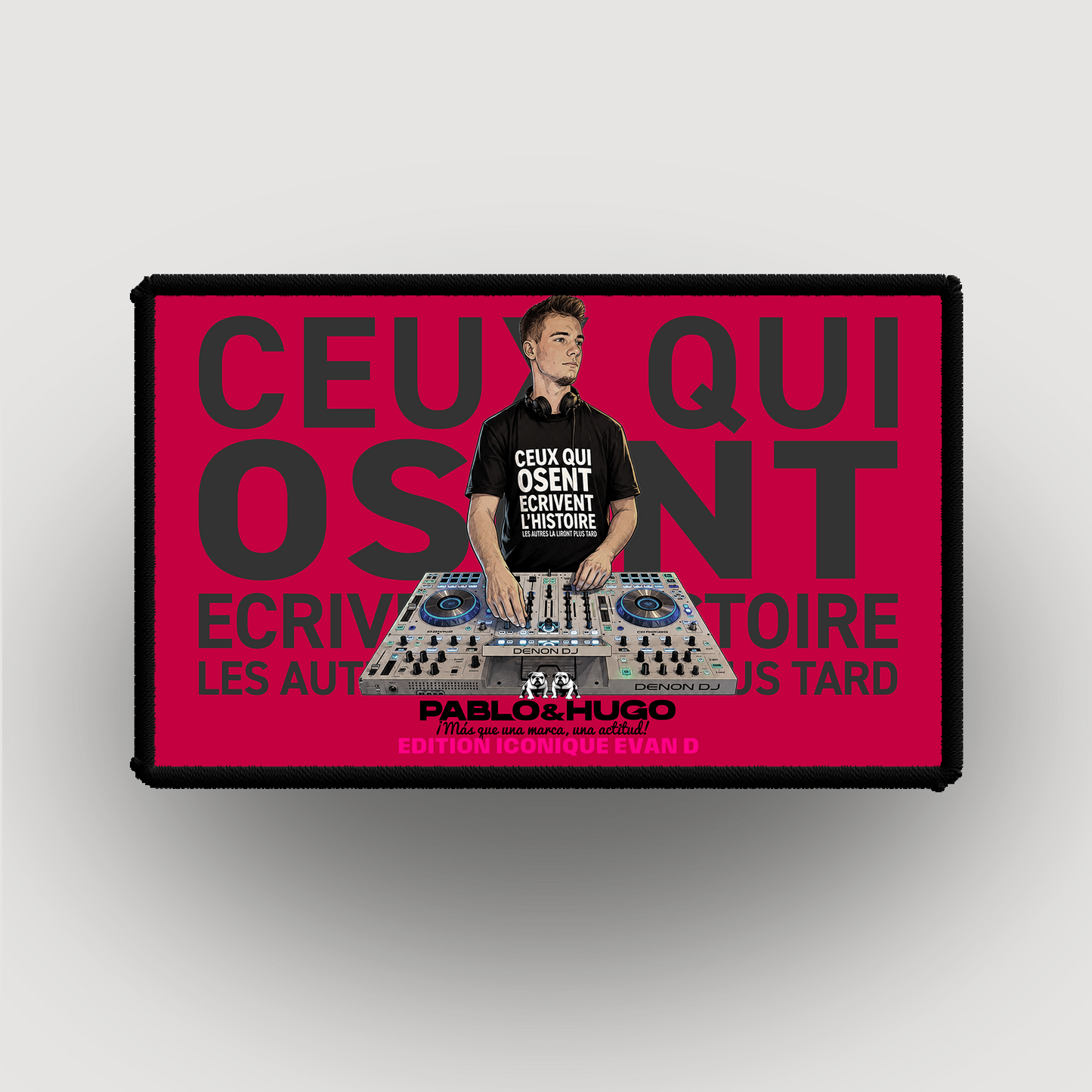 Patch Interchangeable | Evan D. Ceux Qui Osent... V2 | Edition Iconique Evan D. | Pablo & Hugo