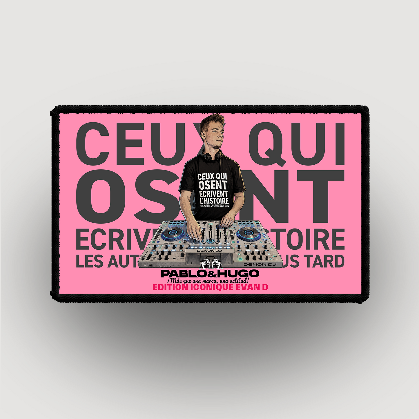 Patch Interchangeable | Evan D. Ceux Qui Osent... V2 | Edition Iconique Evan D. | Pablo & Hugo