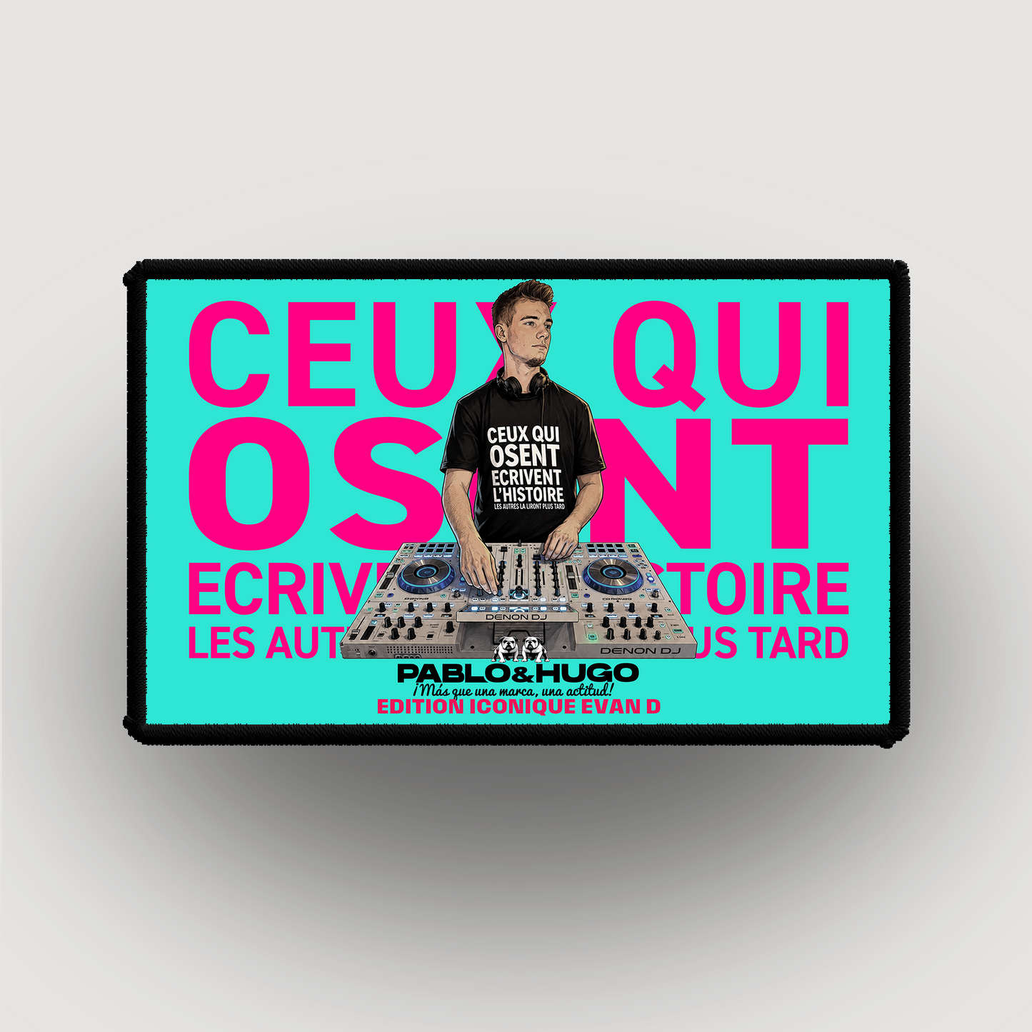Patch Interchangeable | Evan D. Ceux Qui Osent... V2 | Edition Iconique Evan D. | Pablo & Hugo