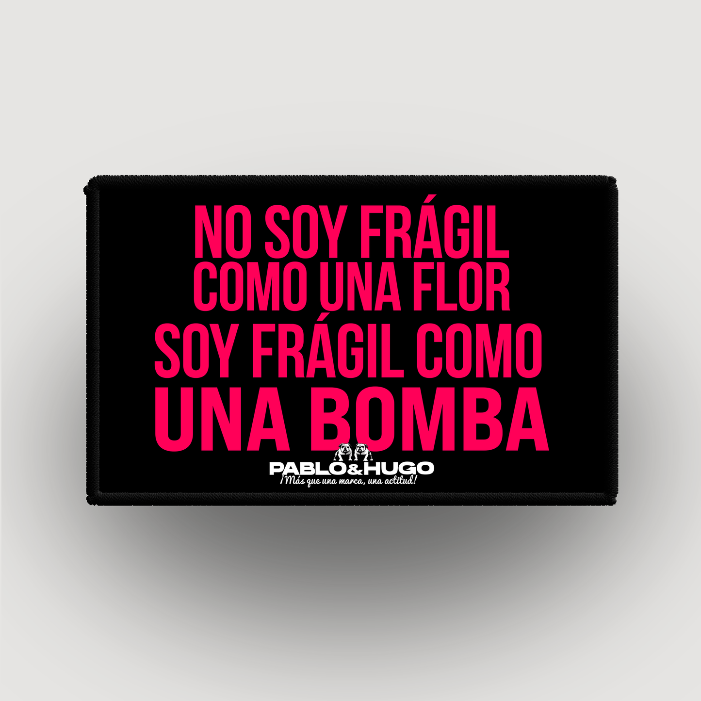 Parche Intercambiable | No Soy Frágil | Pablo & Hugo
