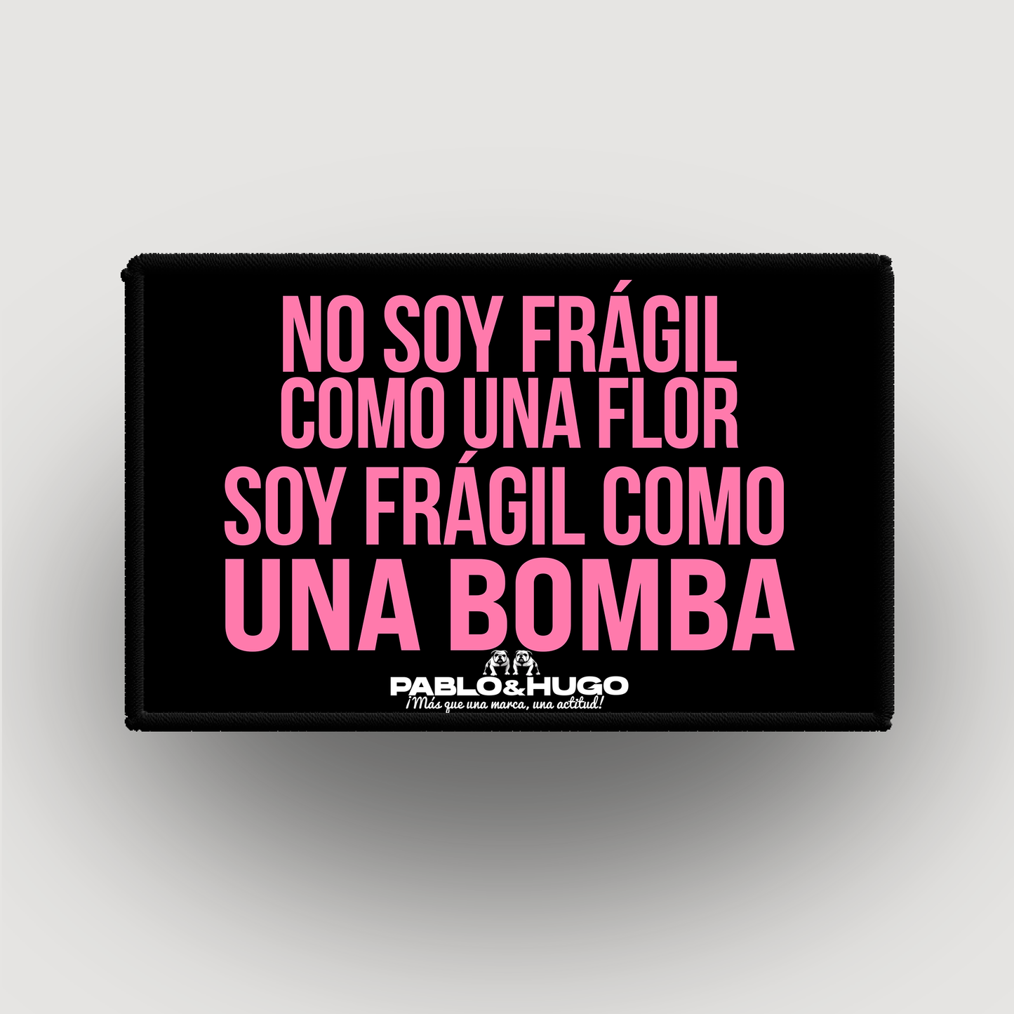 Parche Intercambiable | No Soy Frágil | Pablo & Hugo