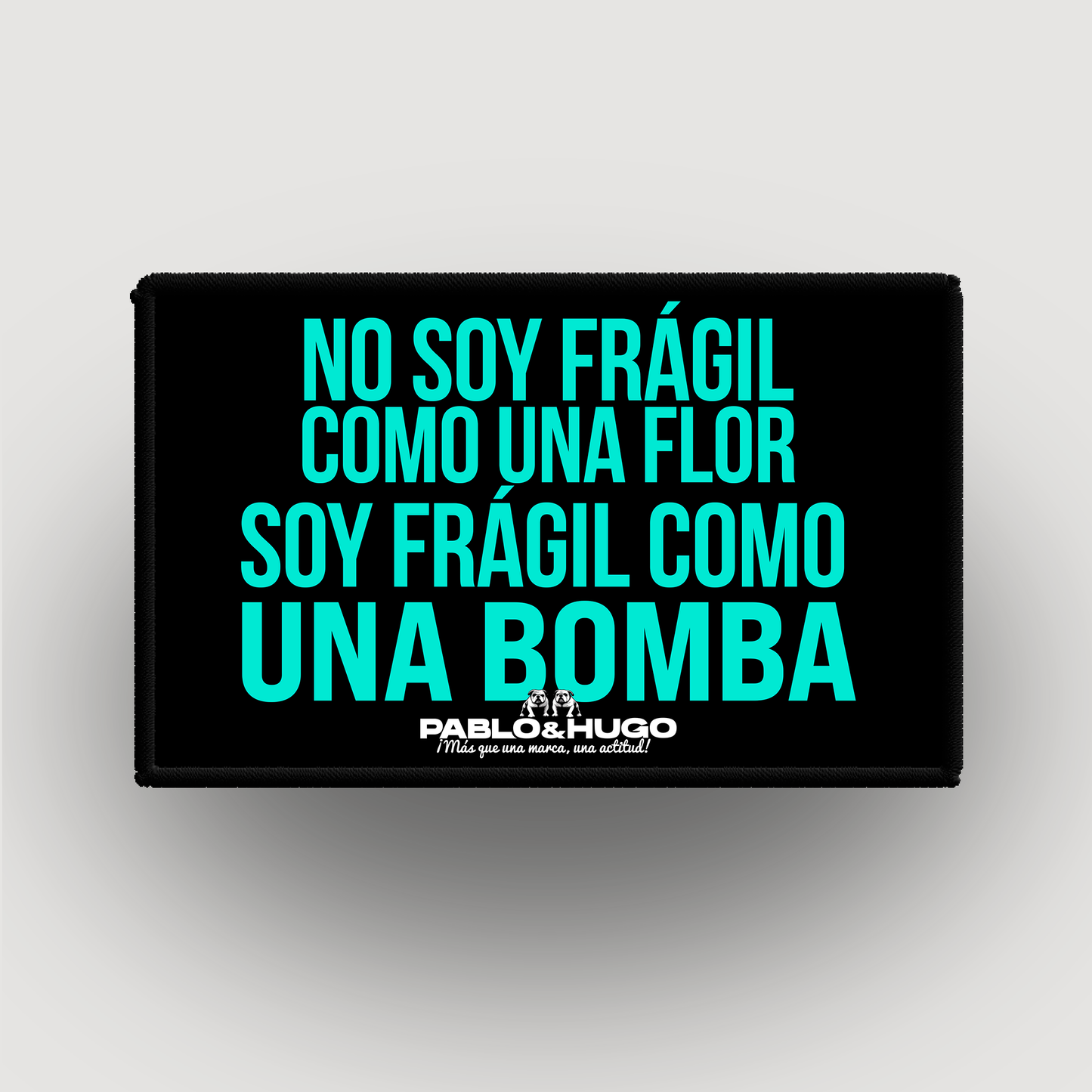 Parche Intercambiable | No Soy Frágil | Pablo & Hugo