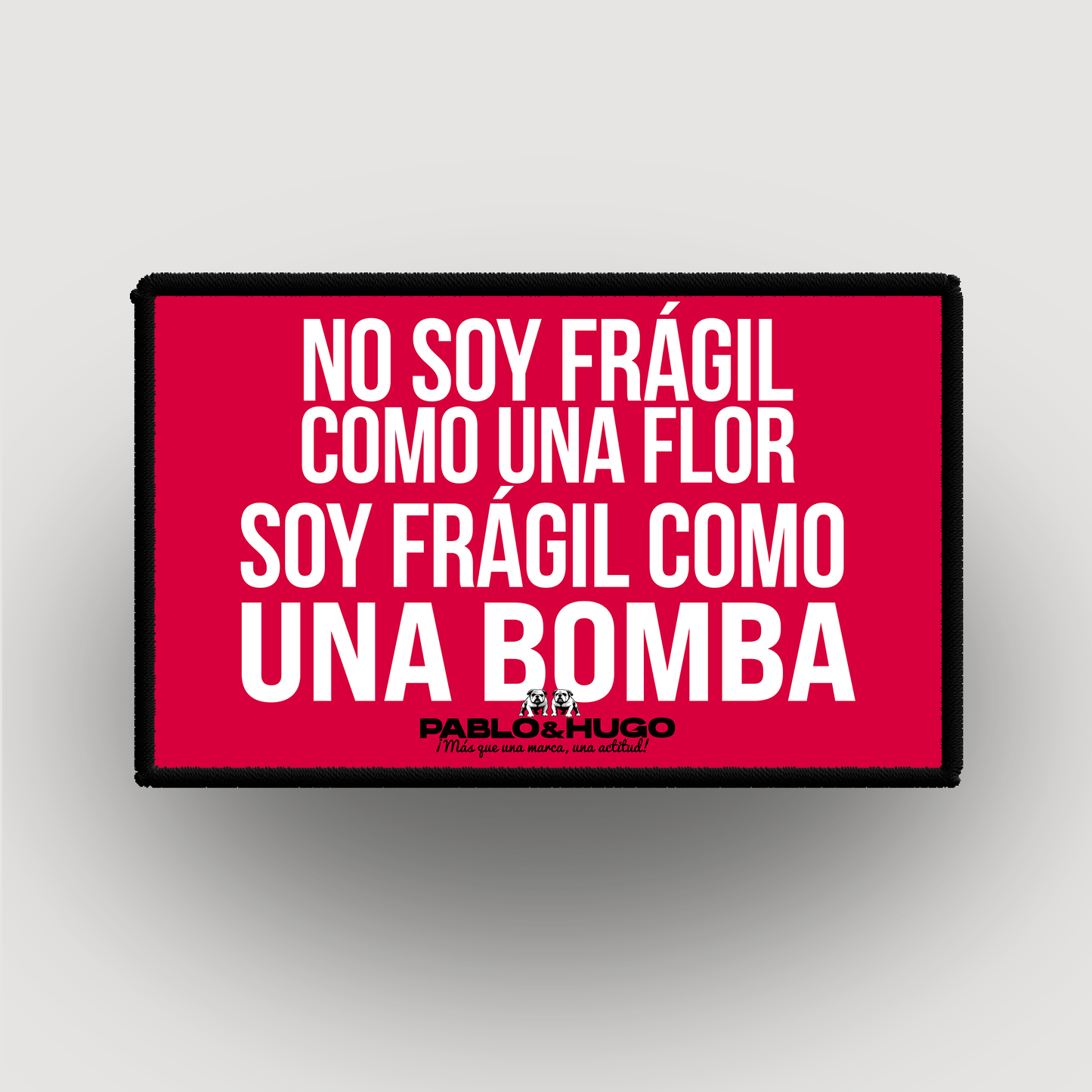 Parche Intercambiable | No Soy Frágil | Pablo & Hugo