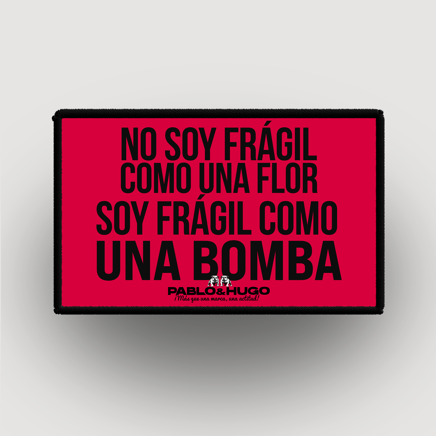 Parche Intercambiable | No Soy Frágil | Pablo & Hugo