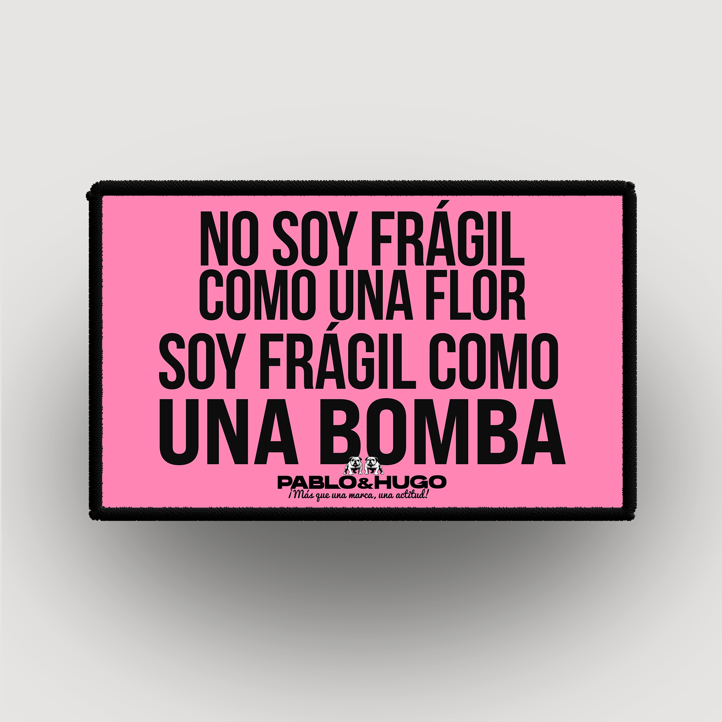 Parche Intercambiable | No Soy Frágil | Pablo & Hugo