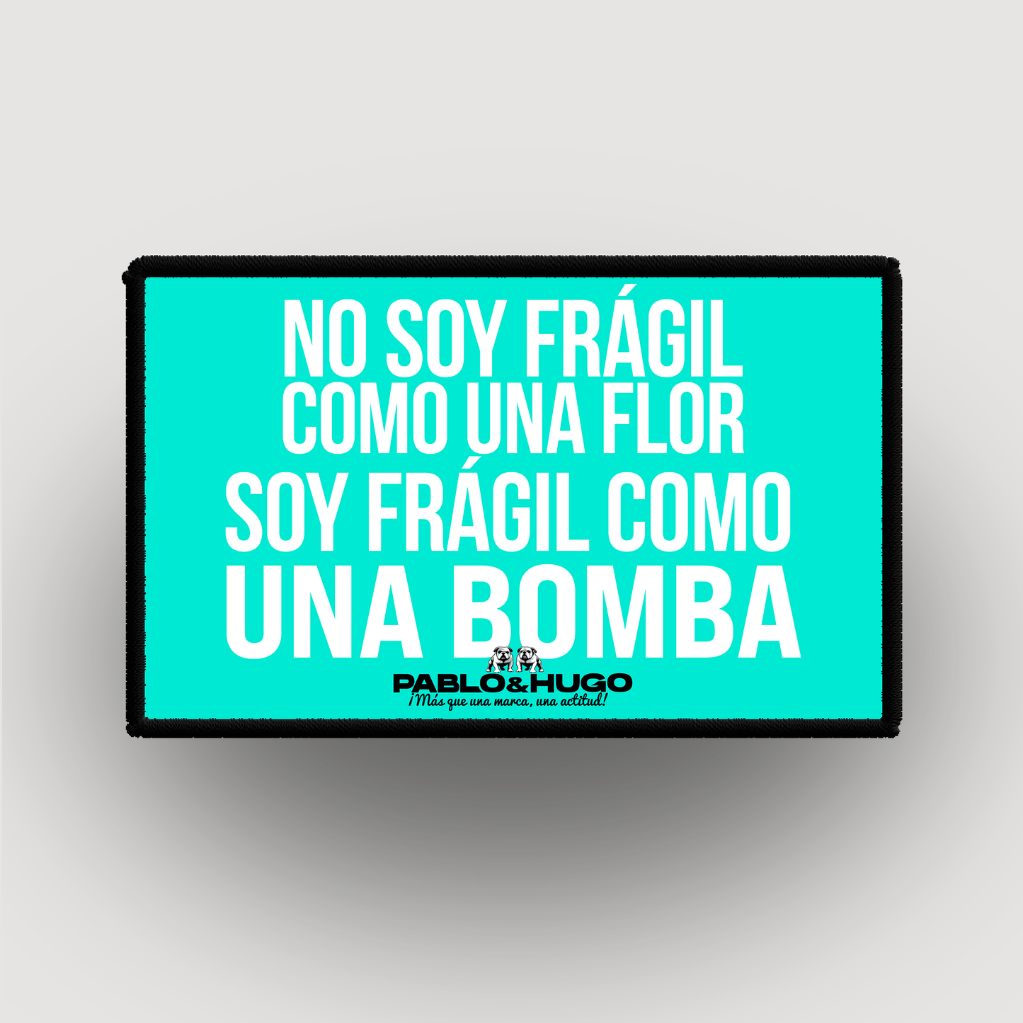 Parche Intercambiable | No Soy Frágil | Pablo & Hugo
