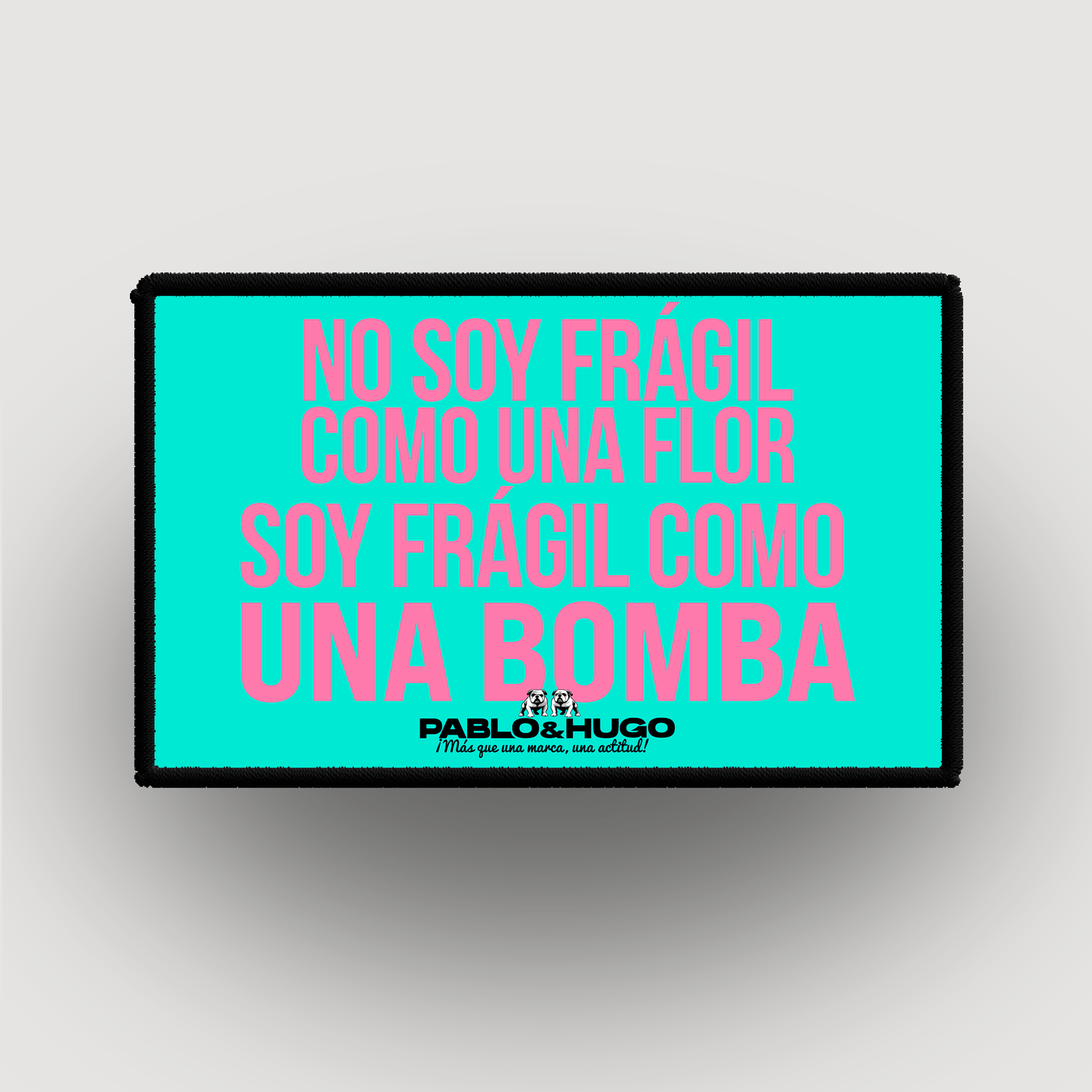 Parche Intercambiable | No Soy Frágil | Pablo & Hugo