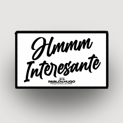 Parche Intercambiable | Hmmm Interesante | Pablo & Hugo